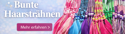 Bunte Haarsträhnen für Kindergeburtstage und Events in Worms und Umgebung